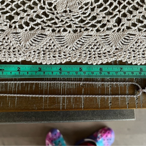 Swarovski purple heart necklace - Picture 4 of 5